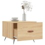 Mesa de centro madera de ingeniería roble Sonoma 50x50x40 cm de vidaXL, Mesas de centro - Ref: Foro24-829338, Precio: 37,78 €...