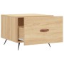 Mesa de centro madera de ingeniería roble Sonoma 50x50x40 cm de vidaXL, Mesas de centro - Ref: Foro24-829338, Precio: 37,78 €...