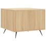 Mesa de centro madera de ingeniería roble Sonoma 50x50x40 cm de vidaXL, Mesas de centro - Ref: Foro24-829338, Precio: 37,78 €...