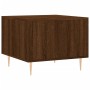 Mesa de centro madera contrachapada roble marrón 50x50x40 cm de vidaXL, Mesas de centro - Ref: Foro24-829378, Precio: 37,53 €...