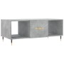 Mesa de centro madera contrachapada gris hormigón 102x50x40 cm de vidaXL, Mesas de centro - Ref: Foro24-829280, Precio: 45,08...