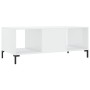 Glossy white plywood coffee table 102x50x40 cm by vidaXL, Coffee table - Ref: Foro24-829302, Price: 52,70 €, Discount: %