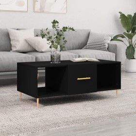 Black plywood coffee table 102x50x40 cm by vidaXL, Coffee table - Ref: Foro24-829285, Price: 62,56 €, Discount: %