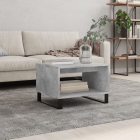 Mesa de centro madera de ingeniería gris hormigón 60x50x40 cm de vidaXL, Mesas de centro - Ref: Foro24-829264, Precio: 36,61 ...