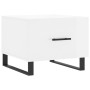 Mesa de centro madera de ingeniería brillo blanco 50x50x40 cm de vidaXL, Mesas de centro - Ref: Foro24-829448, Precio: 45,22 ...