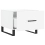 Mesa de centro madera de ingeniería brillo blanco 50x50x40 cm de vidaXL, Mesas de centro - Ref: Foro24-829448, Precio: 45,22 ...