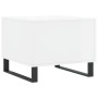 Mesa de centro madera de ingeniería brillo blanco 50x50x40 cm de vidaXL, Mesas de centro - Ref: Foro24-829448, Precio: 45,22 ...