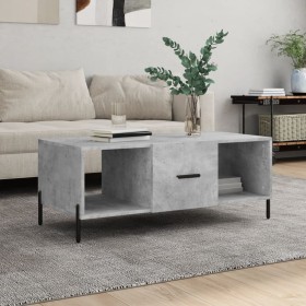 Couchtisch aus Sperrholz grauer Beton 102x50x40 cm von vidaXL, Couchtisch - Ref: Foro24-829312, Preis: 53,99 €, Rabatt: %