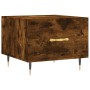 Smoked oak plywood coffee table 50x50x40 cm by vidaXL, Coffee table - Ref: Foro24-829358, Price: 37,99 €, Discount: %