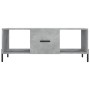 Mesa de centro madera contrachapada gris hormigón 102x50x40 cm de vidaXL, Mesas de centro - Ref: Foro24-829312, Precio: 53,99...