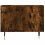 Smoked oak plywood coffee table 50x50x40 cm by vidaXL, Coffee table - Ref: Foro24-829358, Price: 37,99 €, Discount: %