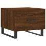 Mesa de centro madera contrachapada roble marrón 50x50x40 cm de vidaXL, Mesas de centro - Ref: Foro24-829458, Precio: 44,82 €...