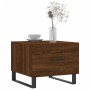 Mesa de centro madera contrachapada roble marrón 50x50x40 cm de vidaXL, Mesas de centro - Ref: Foro24-829458, Precio: 44,82 €...