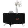 Black engineered wood coffee table 50x50x40 cm by vidaXL, Coffee table - Ref: Foro24-829334, Price: 40,16 €, Discount: %