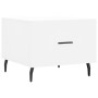 Mesa de centro madera de ingeniería blanca 50x50x40 cm de vidaXL, Mesas de centro - Ref: Foro24-829428, Precio: 41,30 €, Desc...