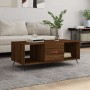 Brown oak plywood coffee table 102x50x40 cm by vidaXL, Coffee table - Ref: Foro24-829275, Price: 47,99 €, Discount: %