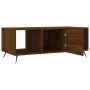 Brown oak plywood coffee table 102x50x40 cm by vidaXL, Coffee table - Ref: Foro24-829275, Price: 47,99 €, Discount: %