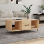 Oak Sonoma plywood coffee table 102x50x40 cm by vidaXL, Coffee table - Ref: Foro24-829295, Price: 44,99 €, Discount: %