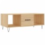 Mesa de centro madera contrachapada roble Sonoma 102x50x40 cm de vidaXL, Mesas de centro - Ref: Foro24-829295, Precio: 44,36 ...