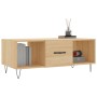 Oak Sonoma plywood coffee table 102x50x40 cm by vidaXL, Coffee table - Ref: Foro24-829295, Price: 44,99 €, Discount: %