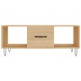 Oak Sonoma plywood coffee table 102x50x40 cm by vidaXL, Coffee table - Ref: Foro24-829295, Price: 44,99 €, Discount: %