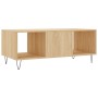 Oak Sonoma plywood coffee table 102x50x40 cm by vidaXL, Coffee table - Ref: Foro24-829295, Price: 44,99 €, Discount: %