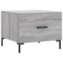 Mesa de centro madera contrachapada gris Sonoma 50x50x40 cm de vidaXL, Mesas de centro - Ref: Foro24-829408, Precio: 42,99 €,...