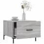 Mesa de centro madera contrachapada gris Sonoma 50x50x40 cm de vidaXL, Mesas de centro - Ref: Foro24-829408, Precio: 42,99 €,...