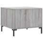 Mesa de centro madera contrachapada gris Sonoma 50x50x40 cm de vidaXL, Mesas de centro - Ref: Foro24-829408, Precio: 42,99 €,...