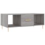 Mesa de centro madera contrachapada gris Sonoma 102x50x40 cm de vidaXL, Mesas de centro - Ref: Foro24-829290, Precio: 46,26 €...