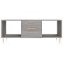 Mesa de centro madera contrachapada gris Sonoma 102x50x40 cm de vidaXL, Mesas de centro - Ref: Foro24-829290, Precio: 46,26 €...