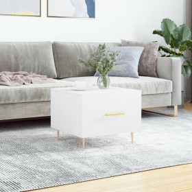 Weißer Couchtisch aus Holzwerkstoff, 50 x 50 x 40 cm von vidaXL, Couchtisch - Ref: Foro24-829364, Preis: 37,96 €, Rabatt: %