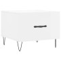 Engineered wood white gloss coffee table 50x50x40 cm by vidaXL, Coffee table - Ref: Foro24-829384, Price: 41,45 €, Discount: %