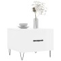 Engineered wood white gloss coffee table 50x50x40 cm by vidaXL, Coffee table - Ref: Foro24-829384, Price: 41,45 €, Discount: %