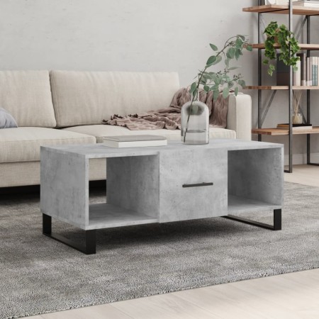 Betongrauer Couchtisch aus Sperrholz, 102 x 50 x 40 cm von vidaXL, Couchtisch - Ref: Foro24-829328, Preis: 52,08 €, Rabatt: %