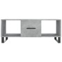 Mesa de centro madera contrachapada gris hormigón 102x50x40 cm de vidaXL, Mesas de centro - Ref: Foro24-829328, Precio: 52,94...