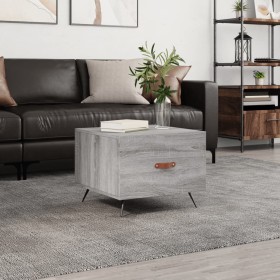 Engineered wood Sonoma gray coffee table 50x50x40 cm by vidaXL, Coffee table - Ref: Foro24-829344, Price: 38,84 €, Discount: %