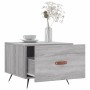 Engineered wood Sonoma gray coffee table 50x50x40 cm by vidaXL, Coffee table - Ref: Foro24-829344, Price: 38,84 €, Discount: %