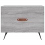 Mesa de centro madera de ingeniería gris Sonoma 50x50x40 cm de vidaXL, Mesas de centro - Ref: Foro24-829344, Precio: 41,99 €,...