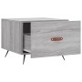 Engineered wood Sonoma gray coffee table 50x50x40 cm by vidaXL, Coffee table - Ref: Foro24-829344, Price: 38,84 €, Discount: %