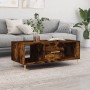 Couchtisch aus geräuchertem Eichensperrholz, 102 x 50 x 40 cm von vidaXL, Couchtisch - Ref: Foro24-829289, Preis: 45,04 €, Ra...