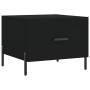 Mesa de centro madera contrachapada negro 50x50x40 cm de vidaXL, Mesas de centro - Ref: Foro24-829414, Precio: 42,52 €, Descu...