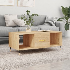 Couchtisch aus Sonoma-Eichensperrholz, 102 x 50 x 40 cm von vidaXL, Couchtisch - Ref: Foro24-829279, Preis: 45,99 €, Rabatt: %