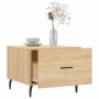 Mesa de centro madera contrachapada roble Sonoma 50x50x40 cm de vidaXL, Mesas de centro - Ref: Foro24-829434, Precio: 42,19 €...