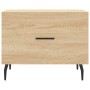 Mesa de centro madera contrachapada roble Sonoma 50x50x40 cm de vidaXL, Mesas de centro - Ref: Foro24-829434, Precio: 42,19 €...