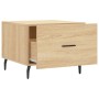 Mesa de centro madera contrachapada roble Sonoma 50x50x40 cm de vidaXL, Mesas de centro - Ref: Foro24-829434, Precio: 42,19 €...