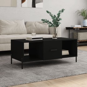 Black plywood coffee table 102x50x40 cm by vidaXL, Coffee table - Ref: Foro24-829309, Price: 52,30 €, Discount: %