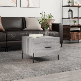 Sonoma gray plywood coffee table 50x50x40 cm by vidaXL, Coffee table - Ref: Foro24-829424, Price: 44,99 €, Discount: %