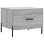 Sonoma gray plywood coffee table 50x50x40 cm by vidaXL, Coffee table - Ref: Foro24-829424, Price: 42,45 €, Discount: %