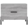 Sonoma gray plywood coffee table 50x50x40 cm by vidaXL, Coffee table - Ref: Foro24-829424, Price: 42,45 €, Discount: %